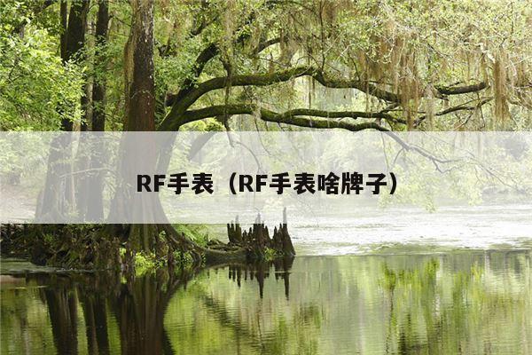 RF手表（RF手表啥牌子）